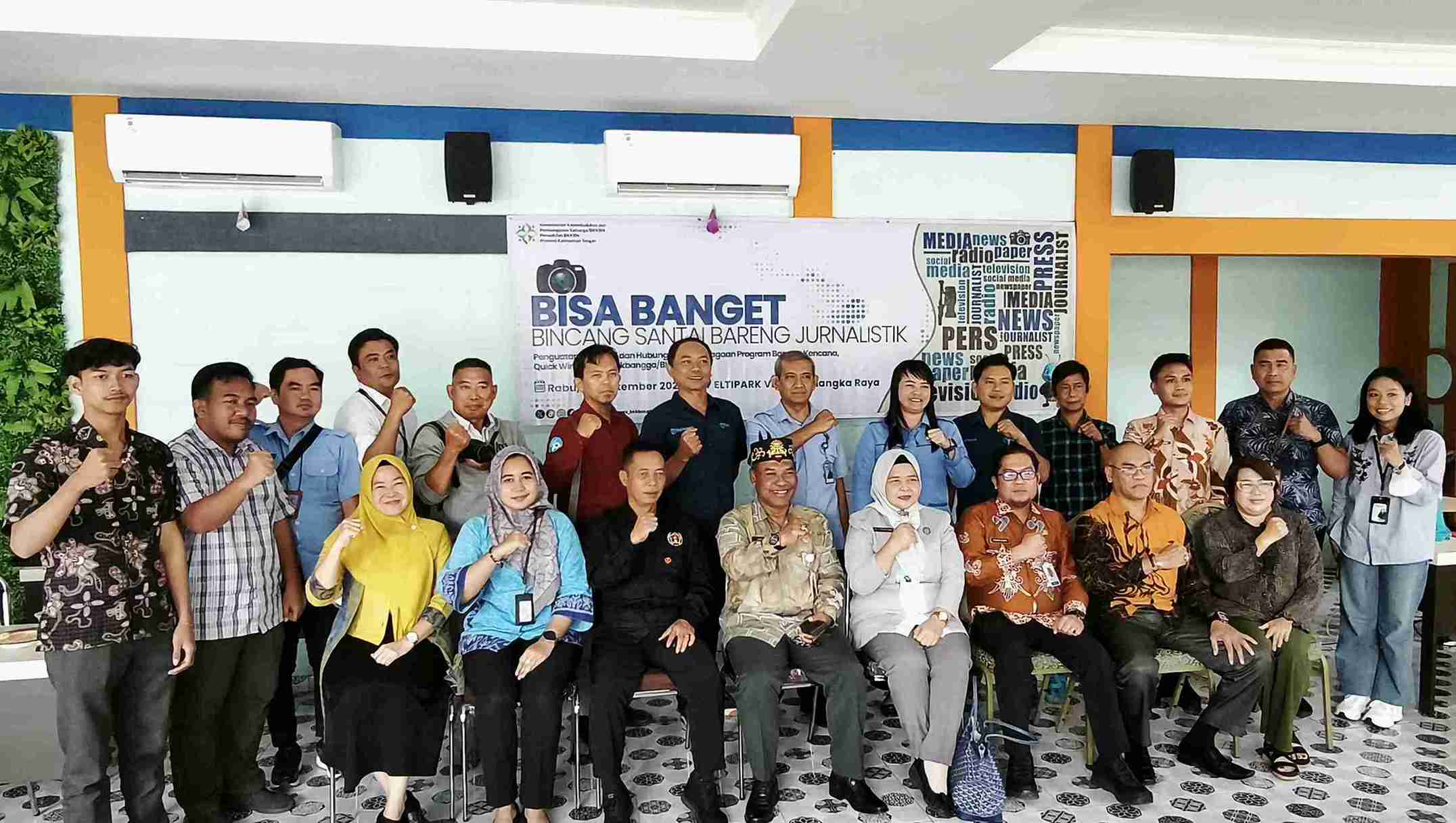 BKKBN Prov. Kalteng Gelar Bincang Santai Bersama Jurnalis