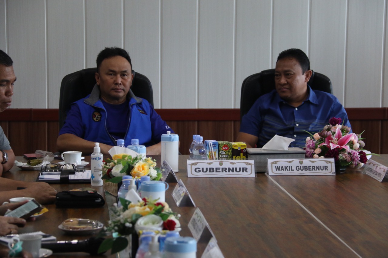 Gubernur Kalteng Sugianto Sabran Pimpin Rakor Satgas Pangan Prov. Kalteng
