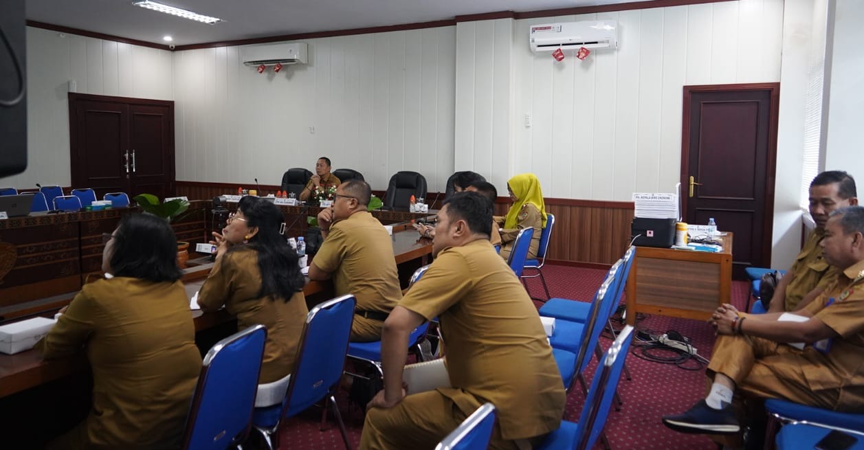 Sahli Yuas Elko Hadiri Secara Virtual Rakor Pengendalian Inflasi Daerah