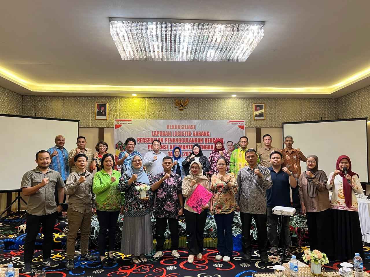 Dinas Sosial Prov. Kalteng Susun Laporan Logistik Bencana