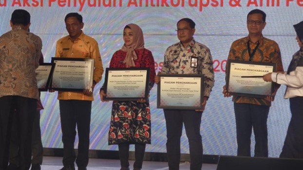 BPSDM Prov. Kalteng Terima Penghargaan dari KPK RI