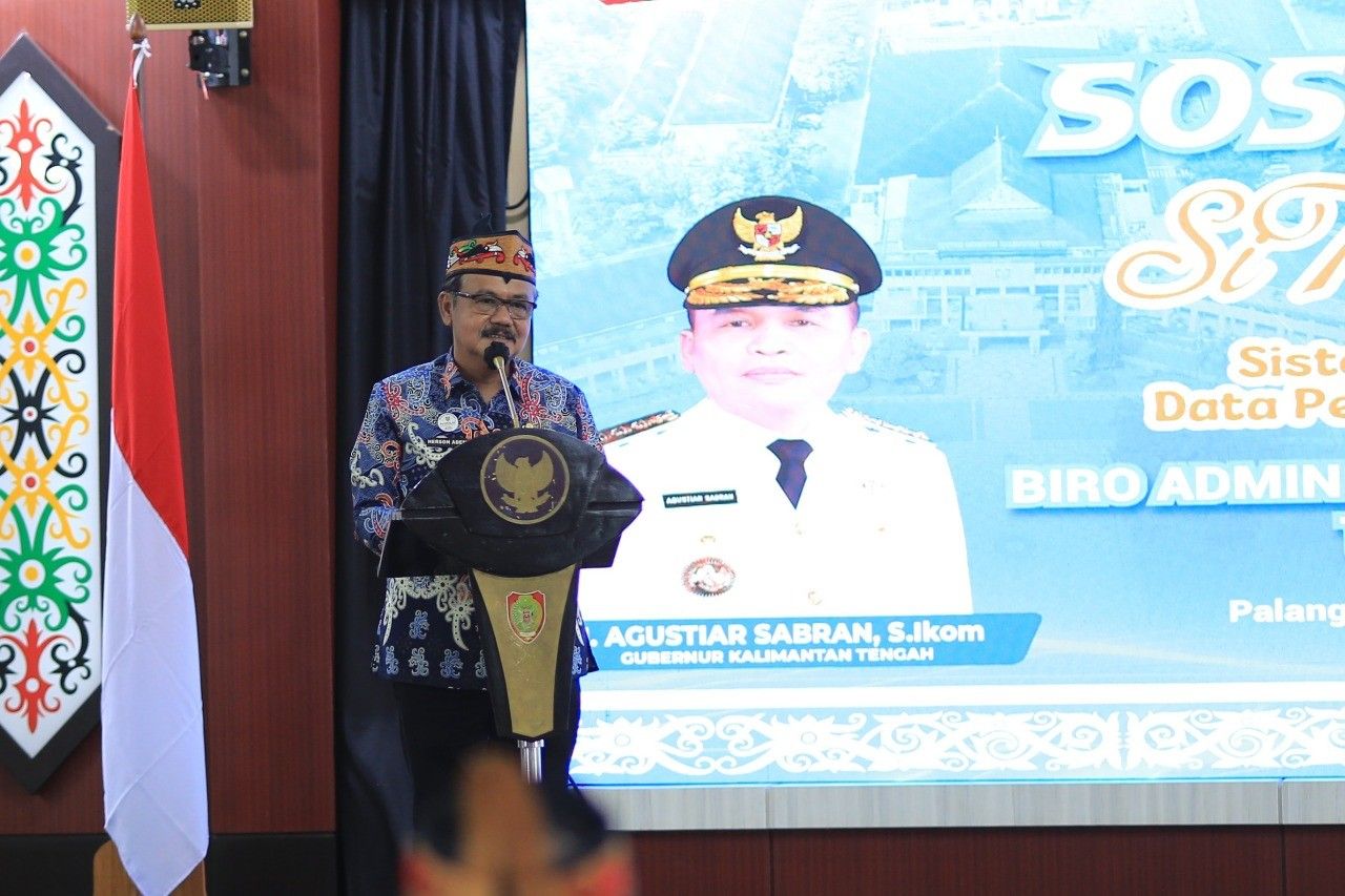 Sosialisasi Sistem Informasi Data Pembangunan Kalteng (SiTingang) Biro Administrasi Pembangunan Tahun 2025