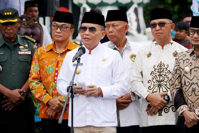 Pawai Tarhib Menyambut Ramadan 1447 H Resmi Dibuka oleh Gubernur Kalteng Agustiar Sabran