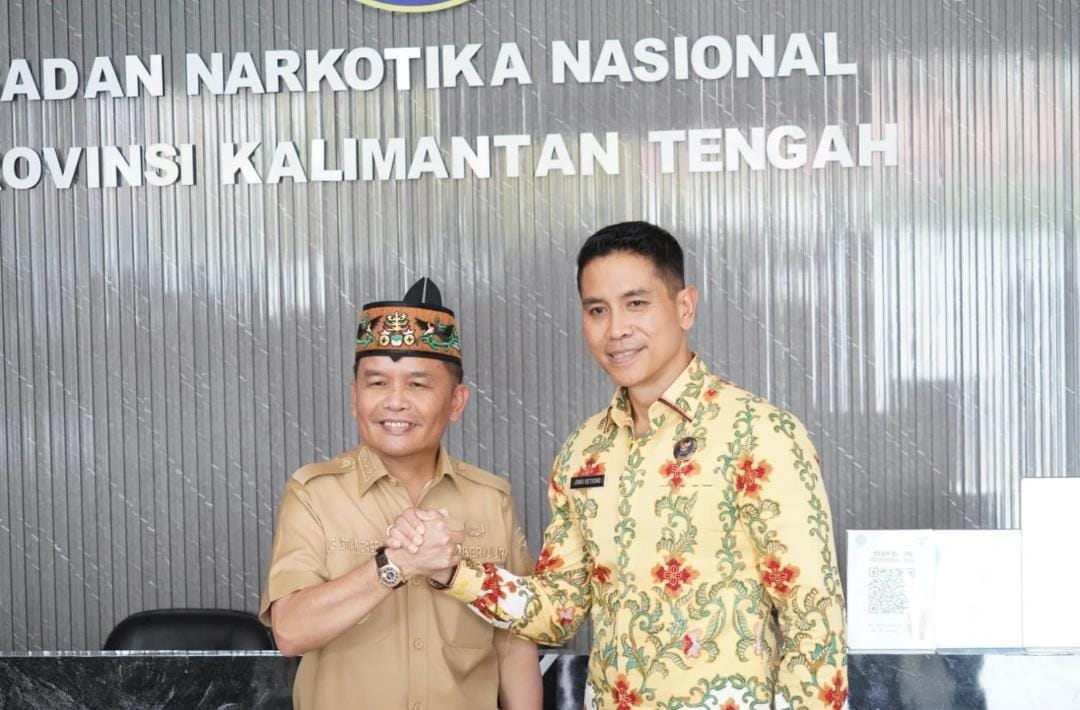 Gubernur Kalteng Agustiar Sabran Sambangi Badan Narkotika Nasional Provinsi Kalteng