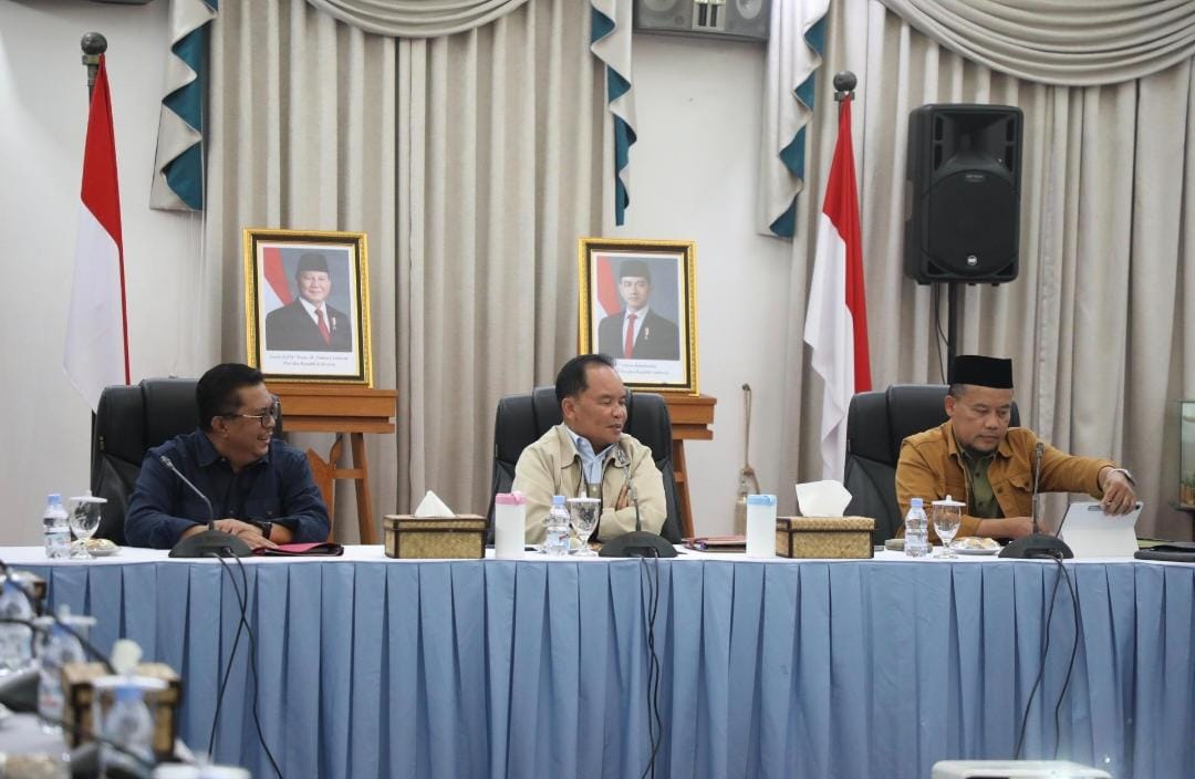 Dinas TPHP Prov. Kalteng Audiensi Program Cetak Sawah Dengan Gubernur Kalteng
