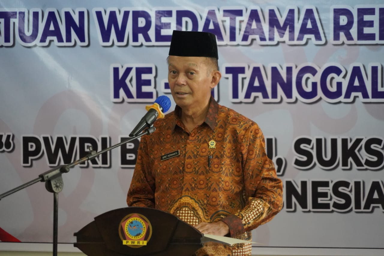 Sekda Prov. Kalteng Nuryakin Hadiri Acara Peringatan Hari Jadi ke-61 Persatuan Wredatama Republik Indonesia