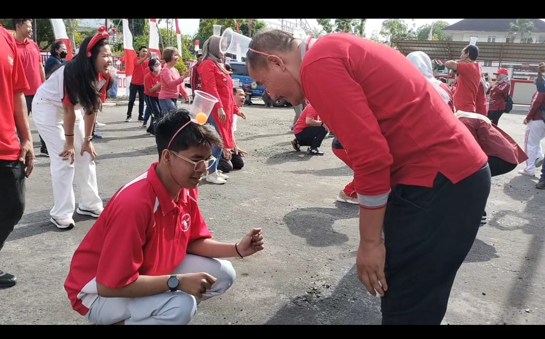 Dinas Sosial Prov. Kalteng Adakan Perlombaan Untuk Meriahkan Peringatan HUT ke 78 RI