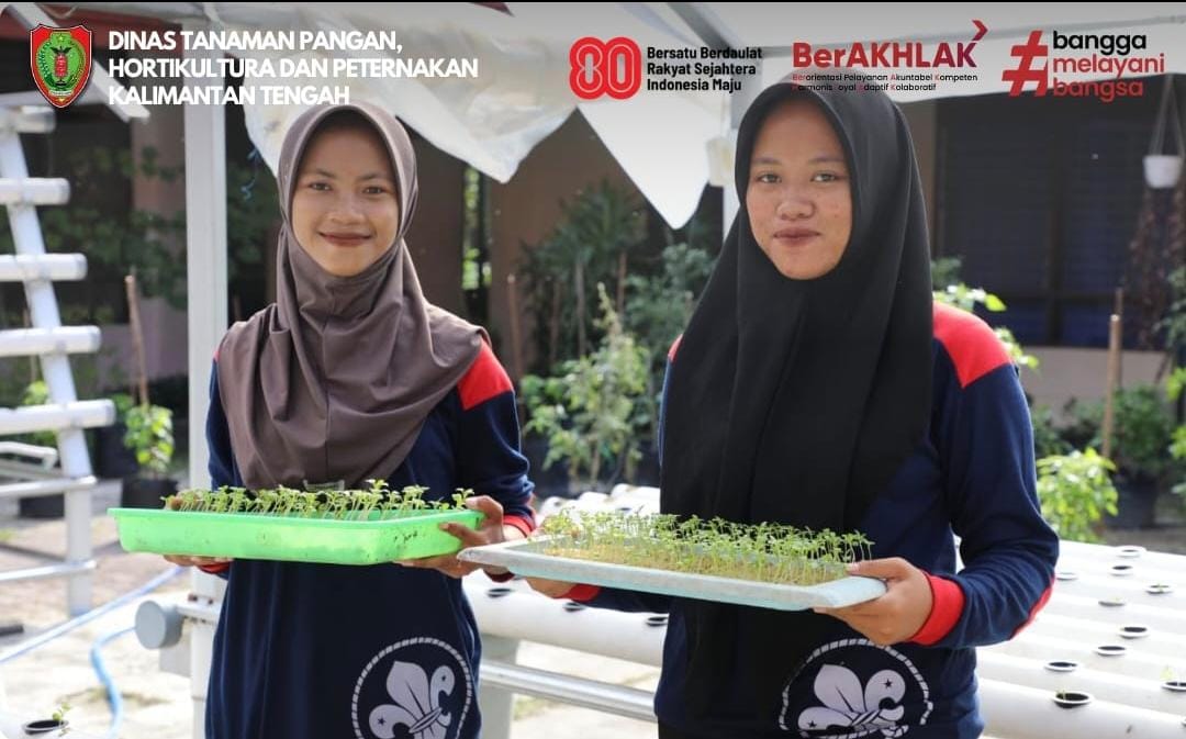 Dinas TPHP Prov. Kalteng Terima Peserta Magang dari SMK Negeri 1 Katingan Kuala dan UPR