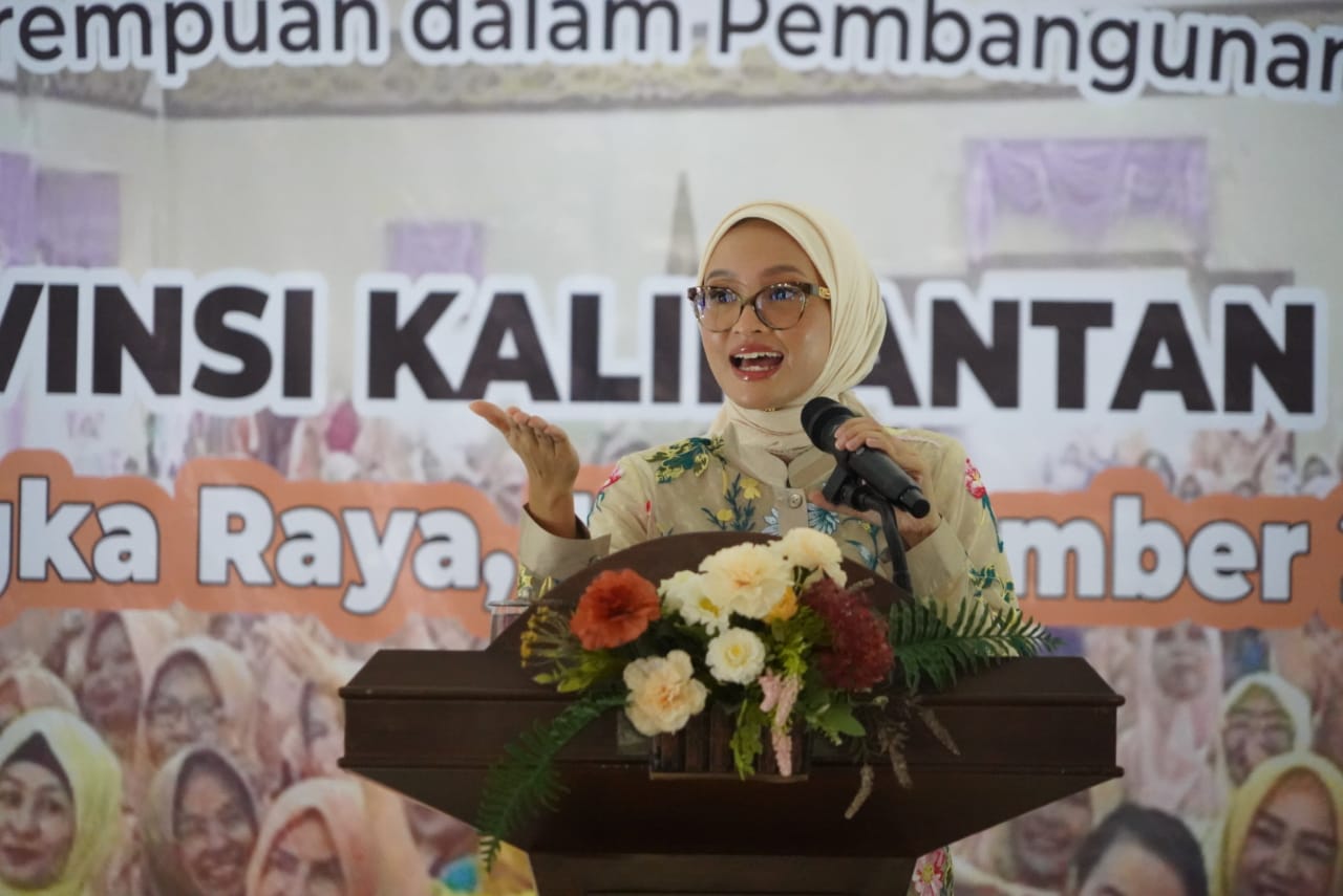 Penasihat DWP Prov. Kalteng Ivo Sugianto Sabran Hadiri Peringatan HUT DWP ke-24