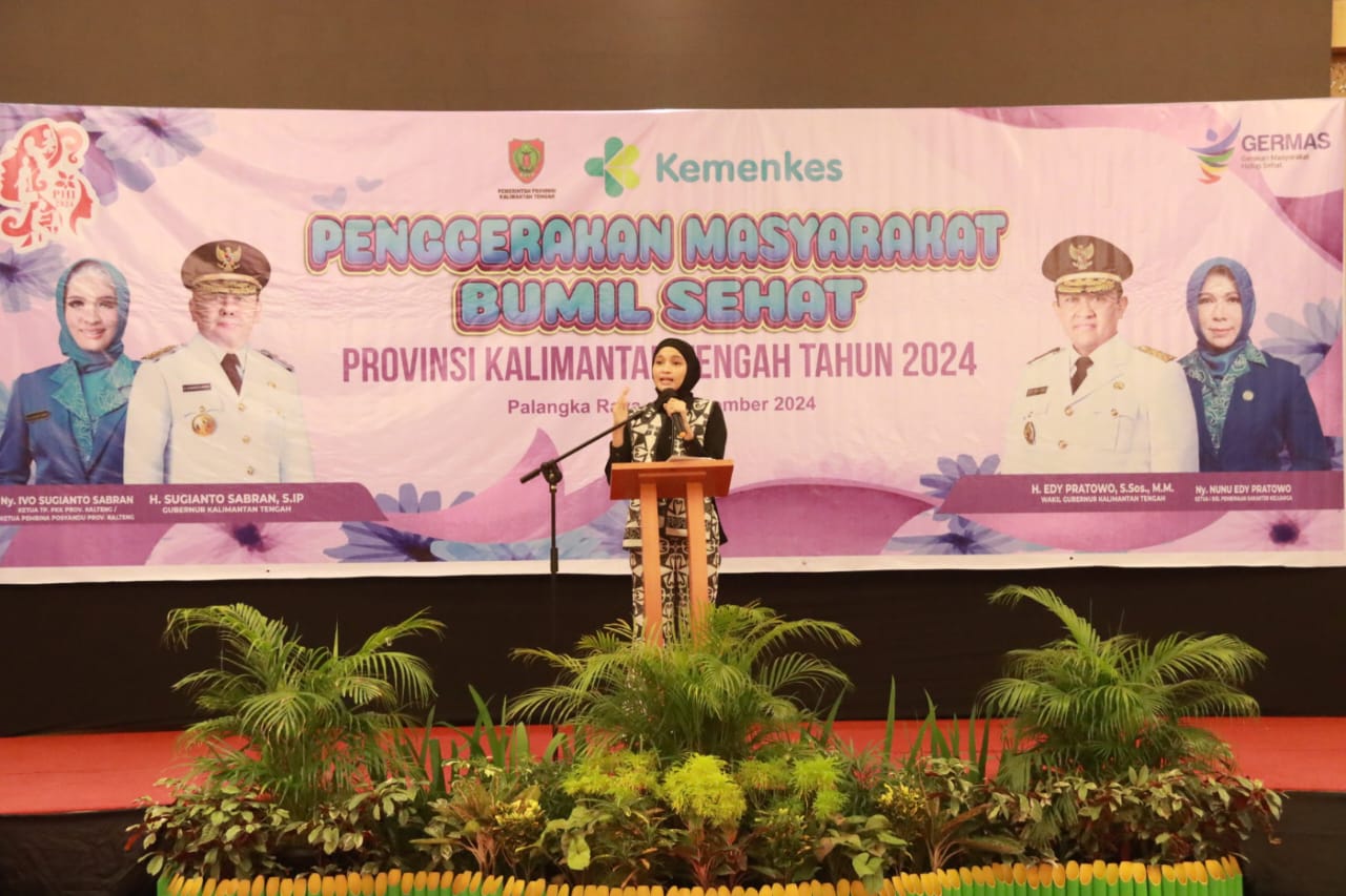 Ketua TP-PKK Prov. Kalteng Ivo Sugianto Sabran Ajak Para Ibu Hamil Untuk Jaga Kesadaran Akan Pentingnya Masa Kehamilan