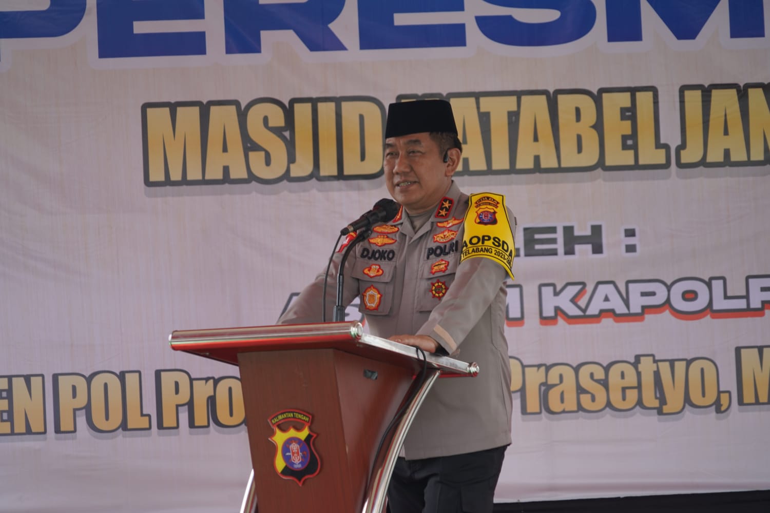 Wagub Kalteng Edy Pratowo Hadiri Peresmian Masjid Natabel Jannah di Jalan Lamtoro Gung