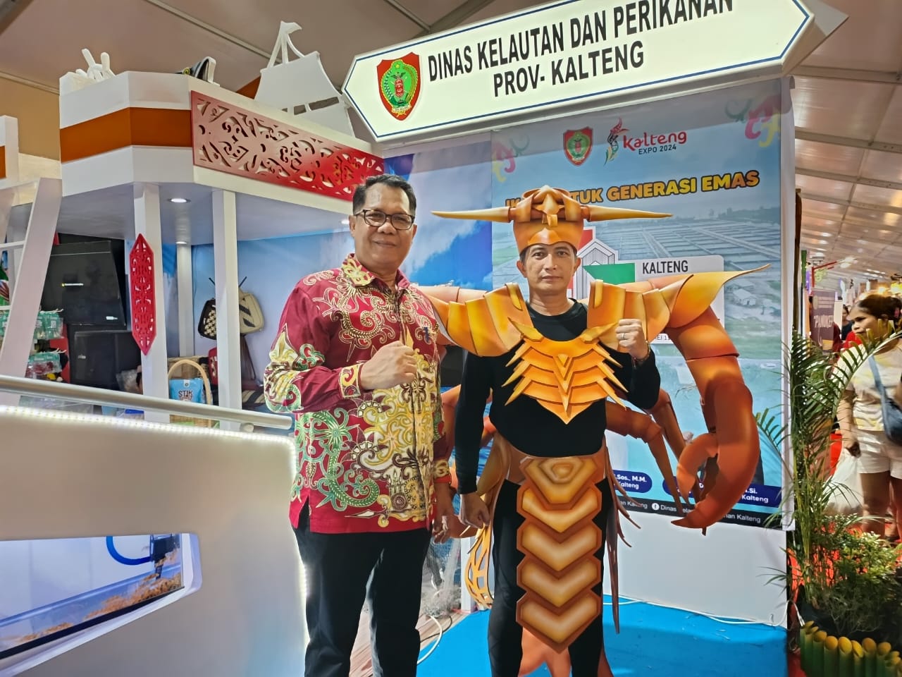 Kepala Dislutkan Prov. Kalteng H. Darliansjah Hadiri Pembukaan Kalteng Expo 2024