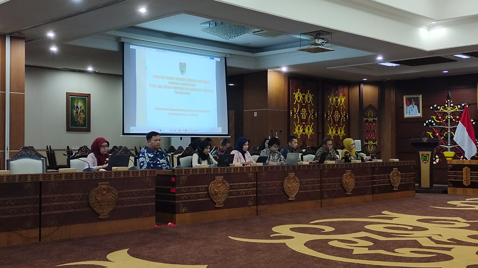Asisten Ekbang Sri Widanarni Pimpin Rapat Sinergi GERNAS BBI BBWI
