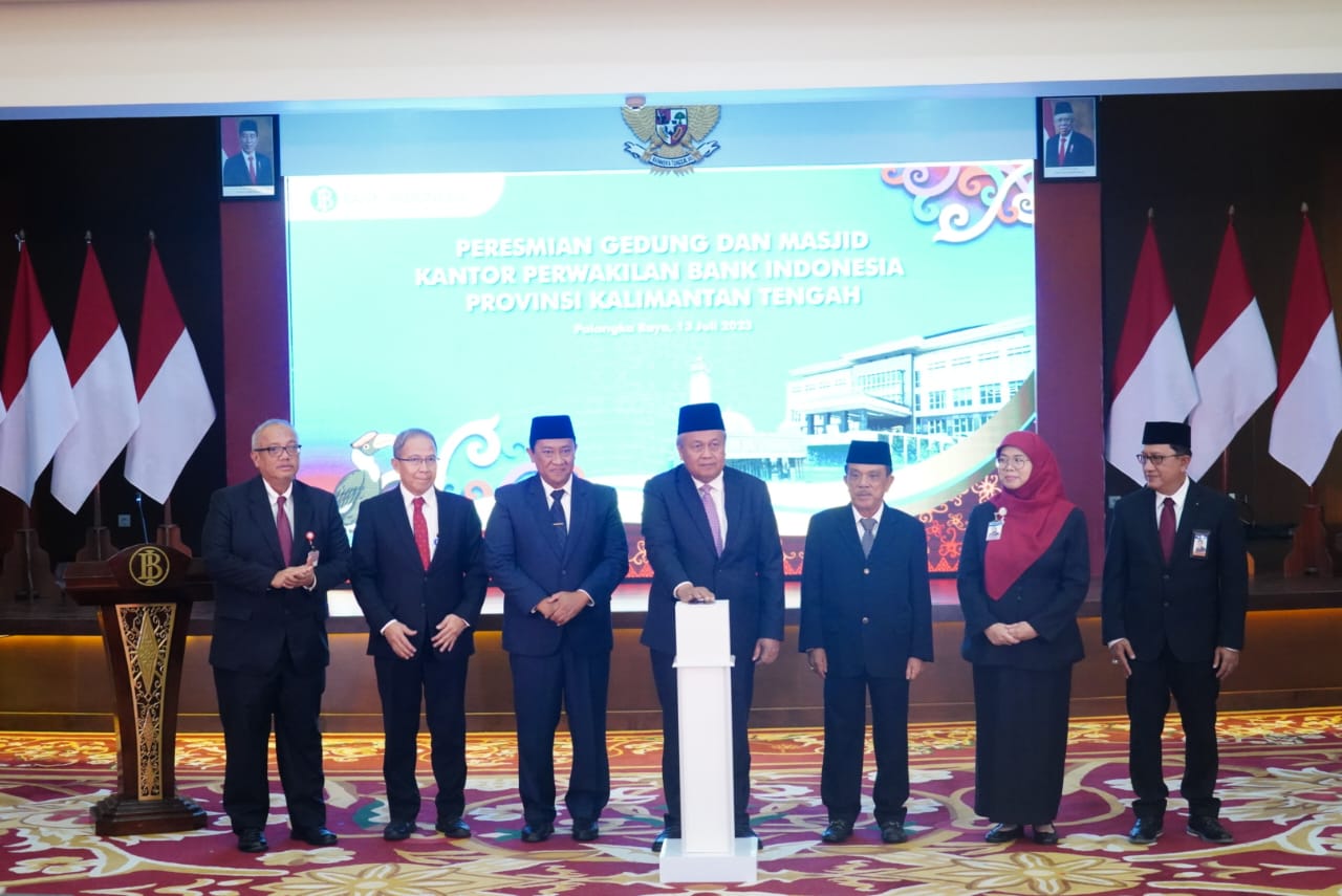 Wagub Kalteng Hadiri Pengukuhan Kepala Perwakilan BI Prov. Kalteng Sekaligus Peresmian Gedung Kantor Perwakilan BI Prov. Kalteng