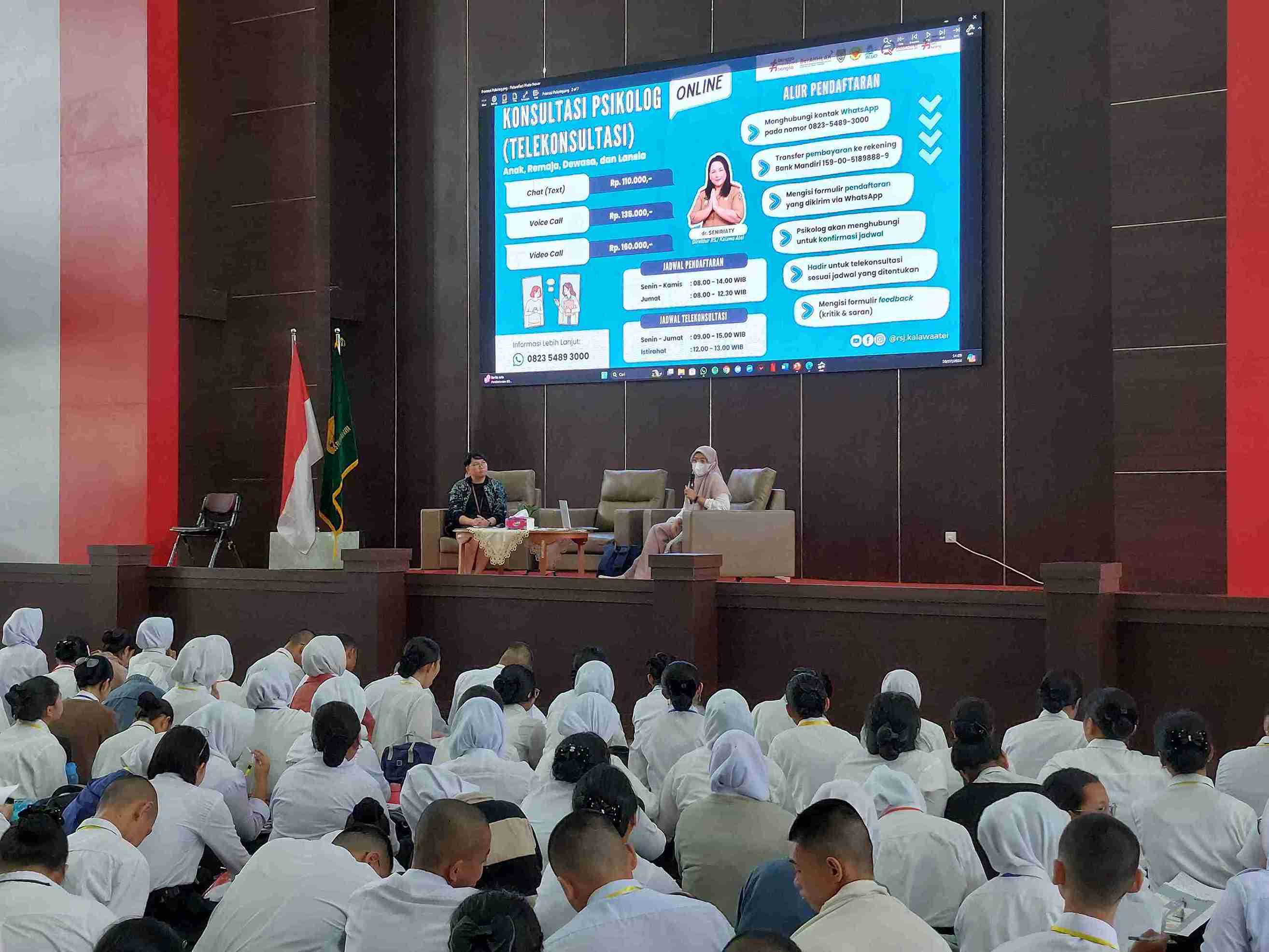 RSJ Kalawa Atei Buka Layanan Psikologi