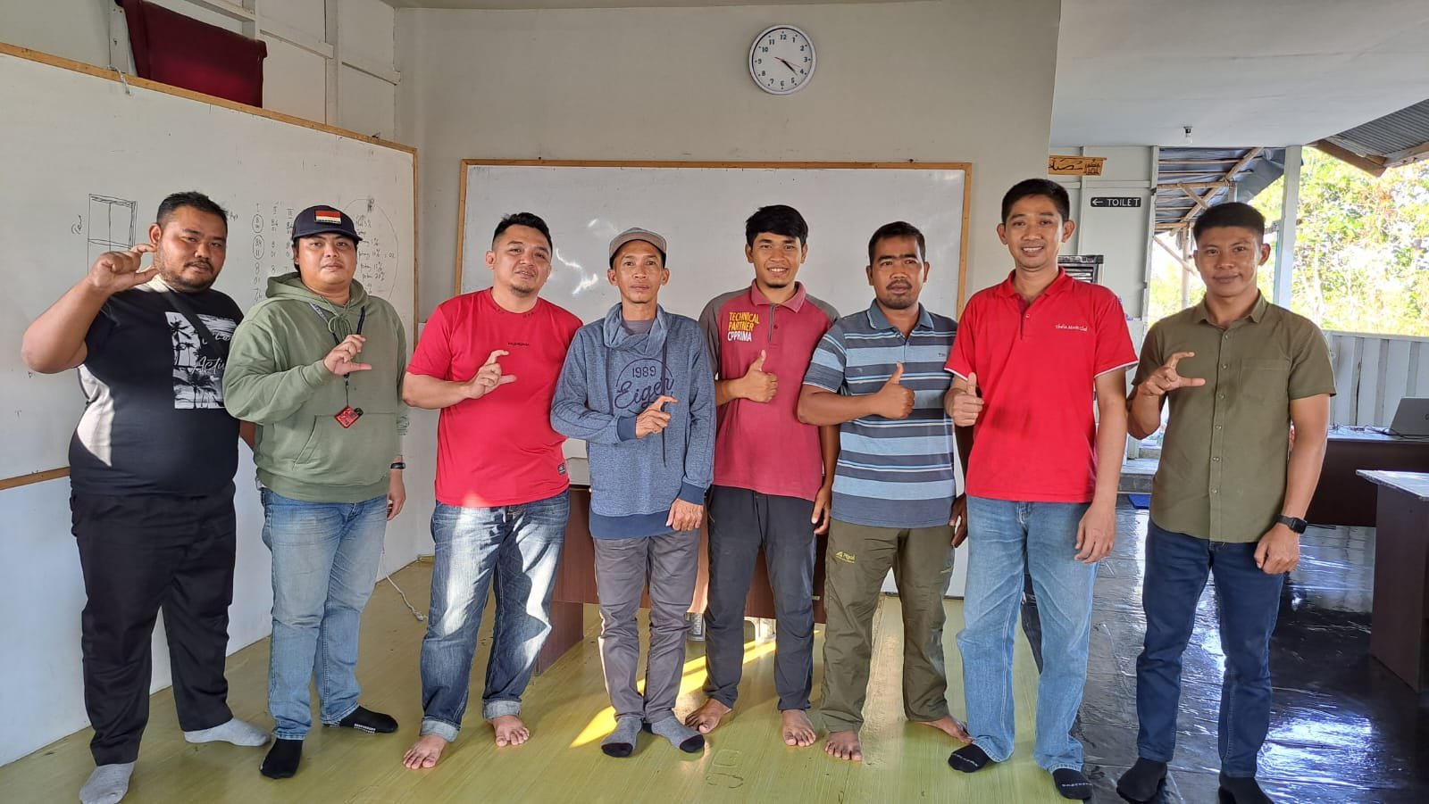 Dislutkan Prov. Kalteng Kirim Tim Calon Teknisi dan Calon Laborat Shrimp Estate Ikuti Pelatihan Program Profesional Aquaculture Technician di Demfarm PT. CP Prima