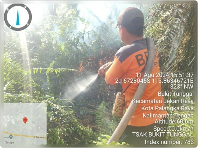 Pemprov Kalteng Serius Dalam Menangani Karhutla yang Terjadi di Wilayah Kalteng