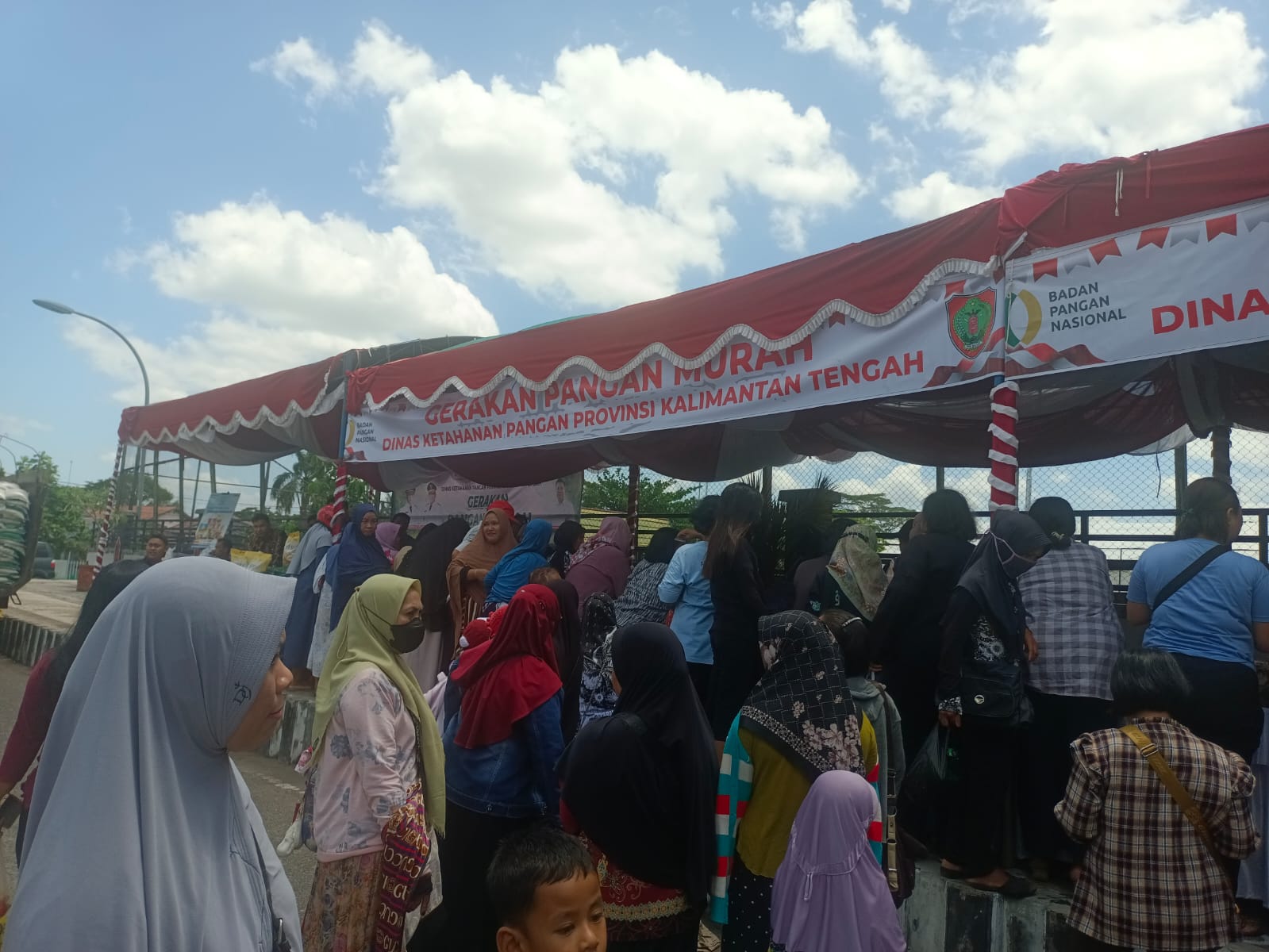 Dinas Ketahanan Pangan Prov. Kalteng Gelar Gerakan Pangan Murah