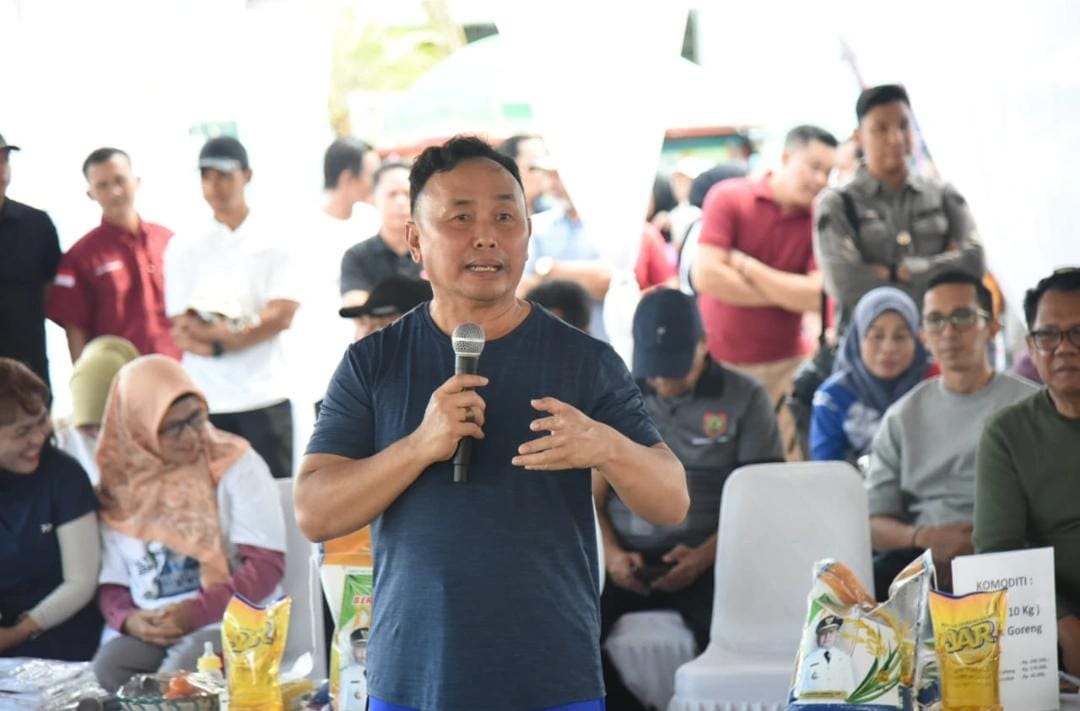 Gubernur Kalteng Sugianto Sabran Ikuti Senam Bersama