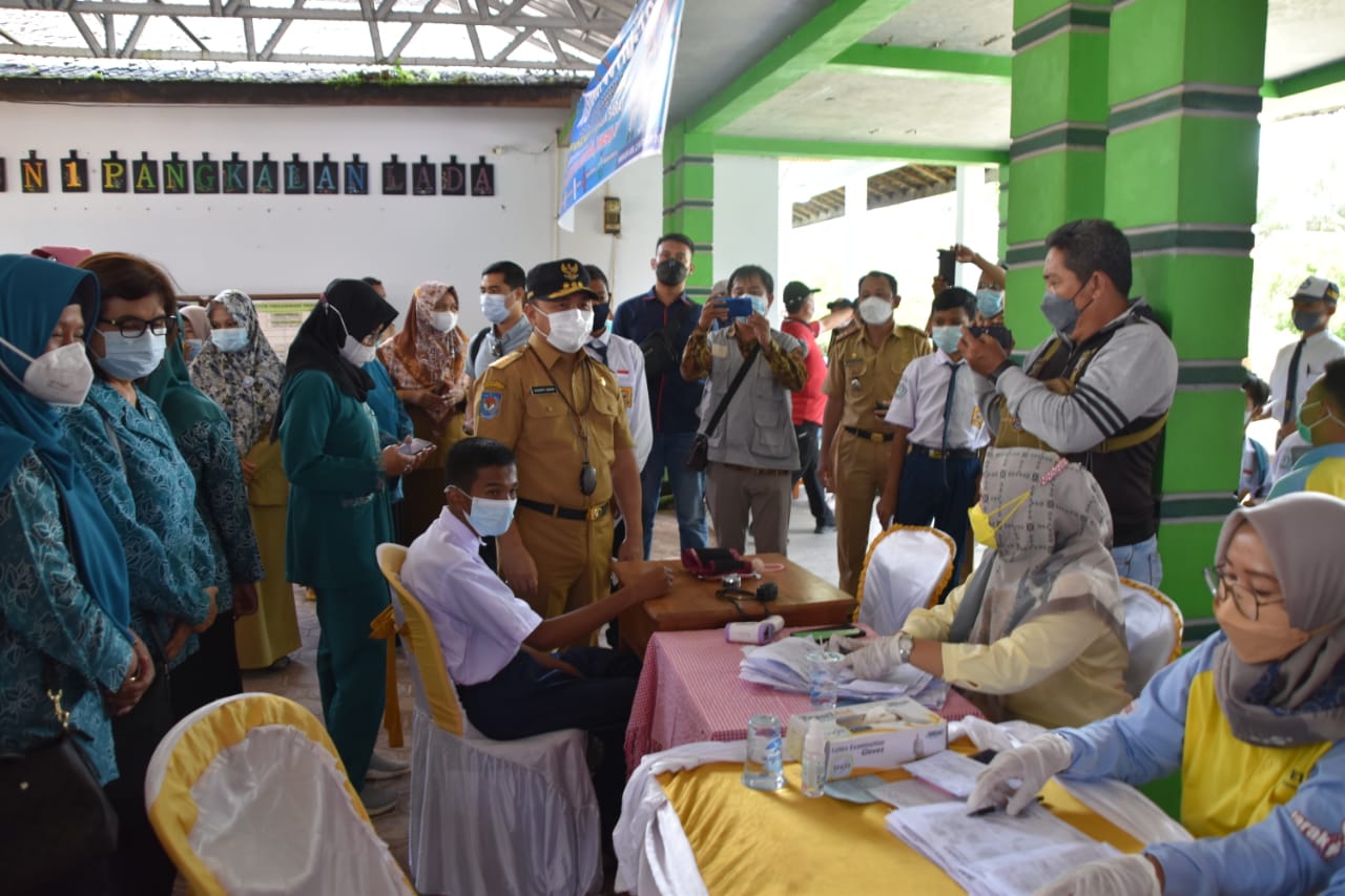 Gubernur Kalteng : Vaksinator Kita Siap dan Cukup Untuk Marathon Percepatan Vaksinasi