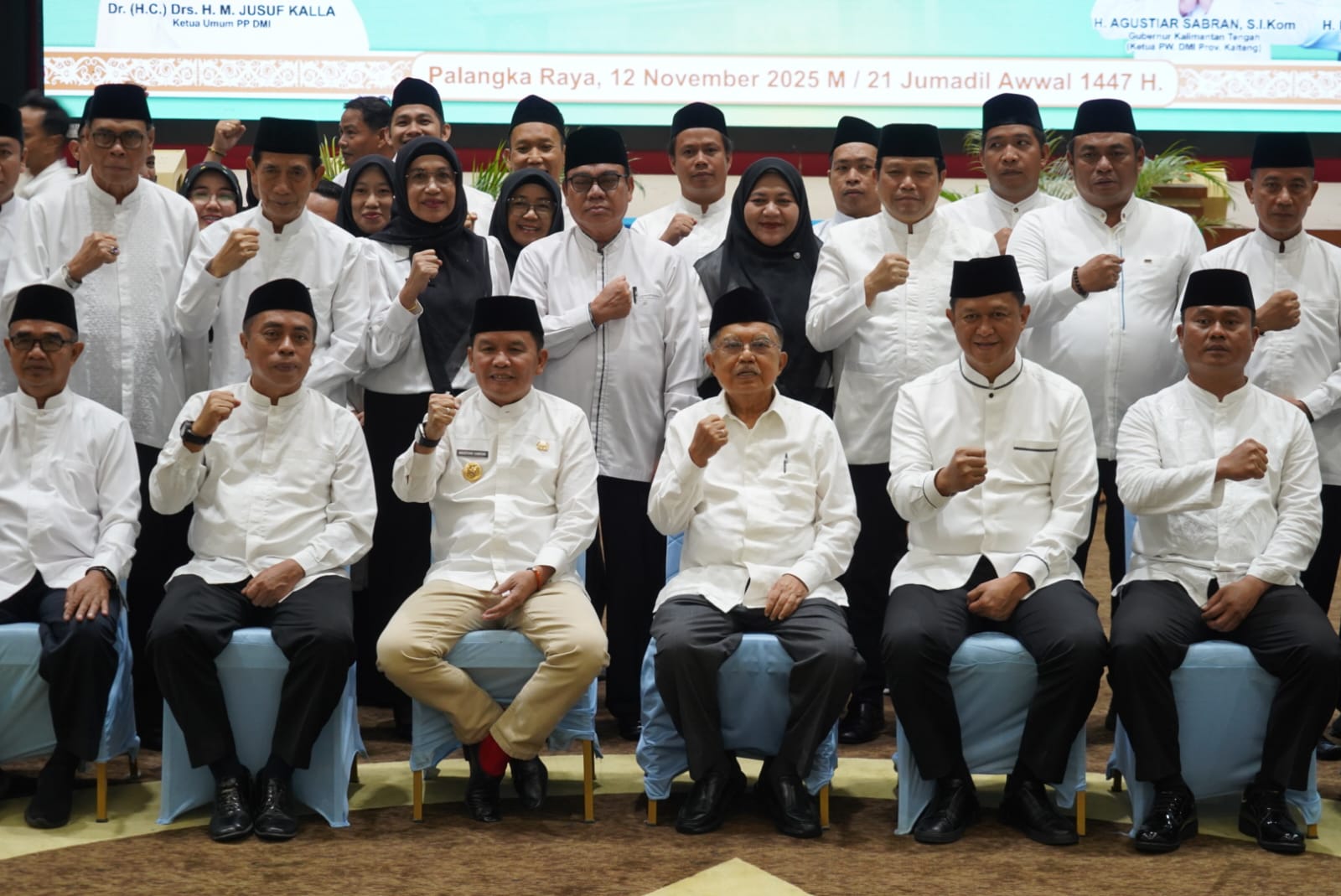 Gubernur Kalteng Agustiar Sabran Hadiri Pelantikan Pengurus Wilayah DMI Provinsi Kalteng Masa Khidmat 2025–2030