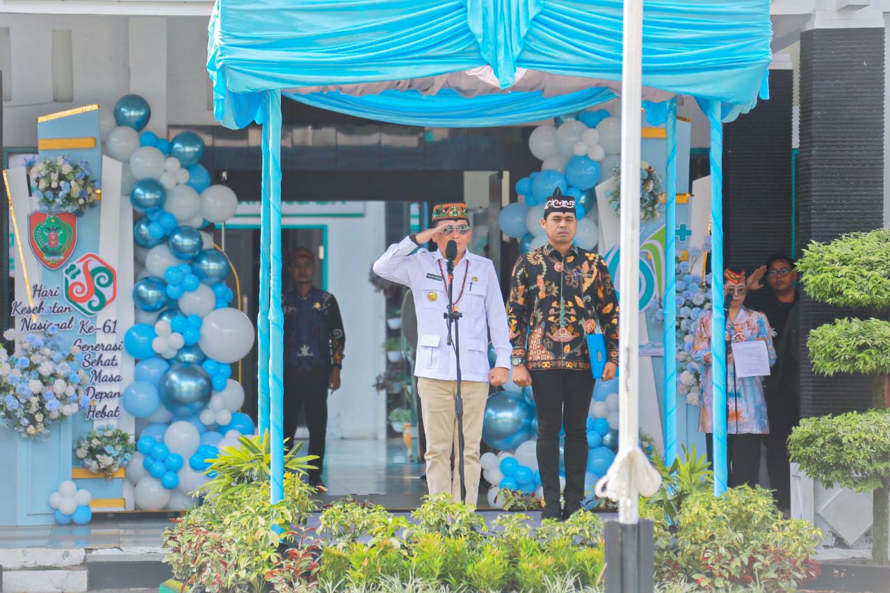 Gubernur Kalteng Agustiar Sabran Pimpin Upacara Peringatan HKN ke-61 Tahun 2025