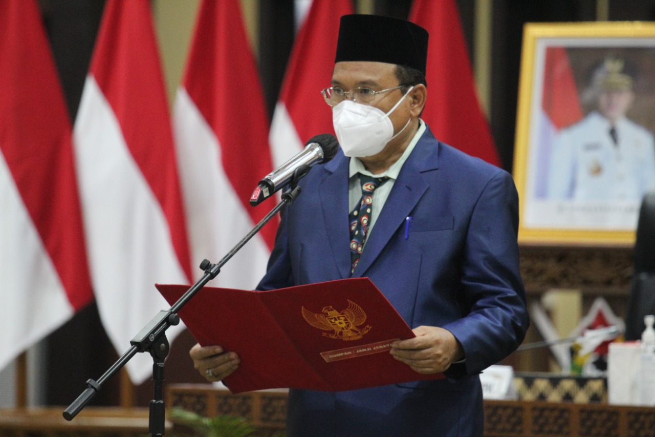 Pj. Sekda Nuryakin Lantik 402 Pejabat Fungsional Di Lingkup Pemprov. Kalteng