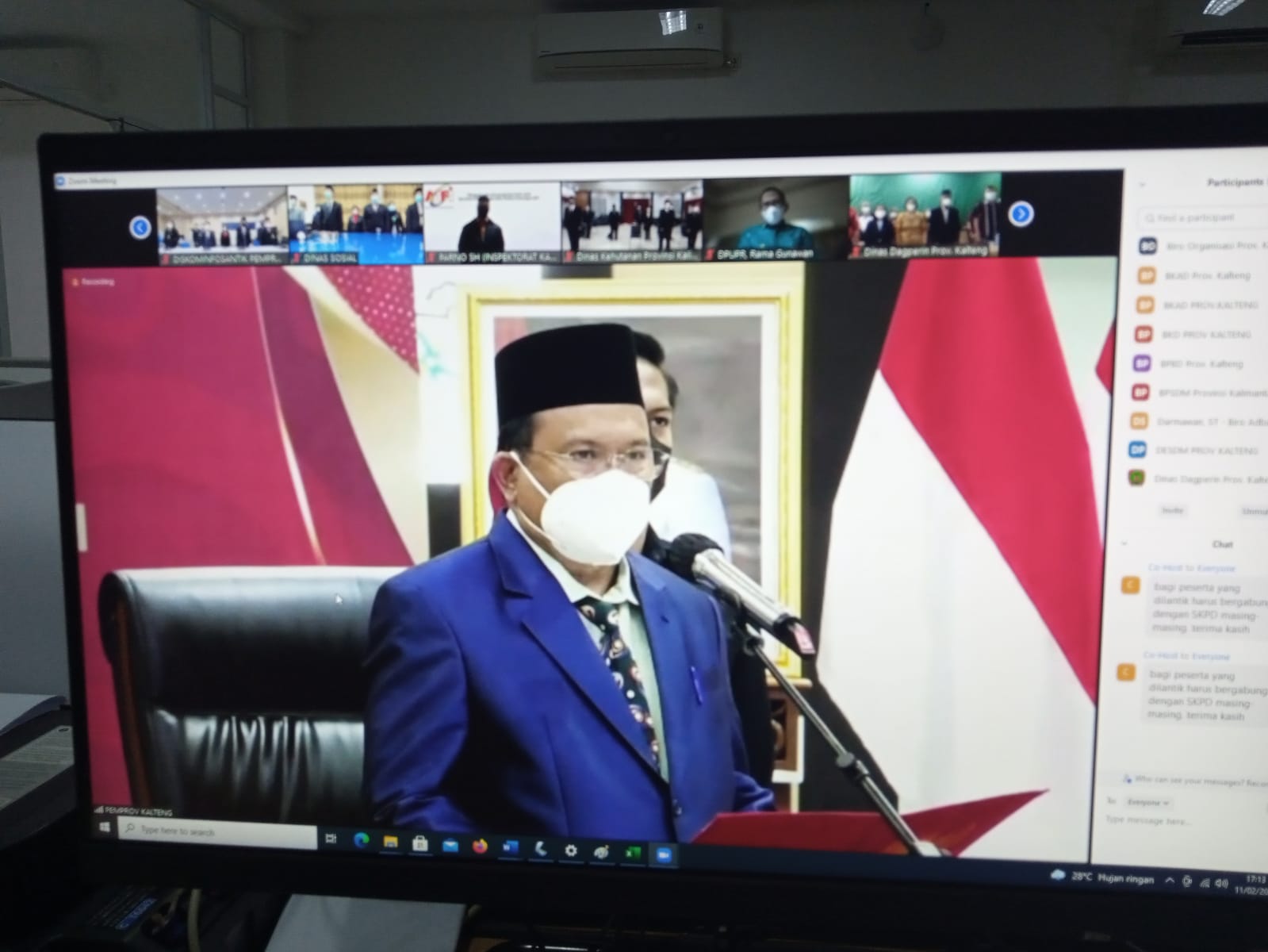 Pj. Sekda Nuryakin Lantik 402 Pejabat Fungsional Di Lingkup Pemprov. Kalteng