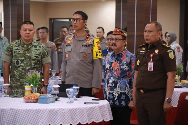 Perwakilan Pemprov Kalteng Hadiri Peresmian dan Groundbreaking SPPG serta Gudang Ketahanan Pangan Polri oleh Presiden RI