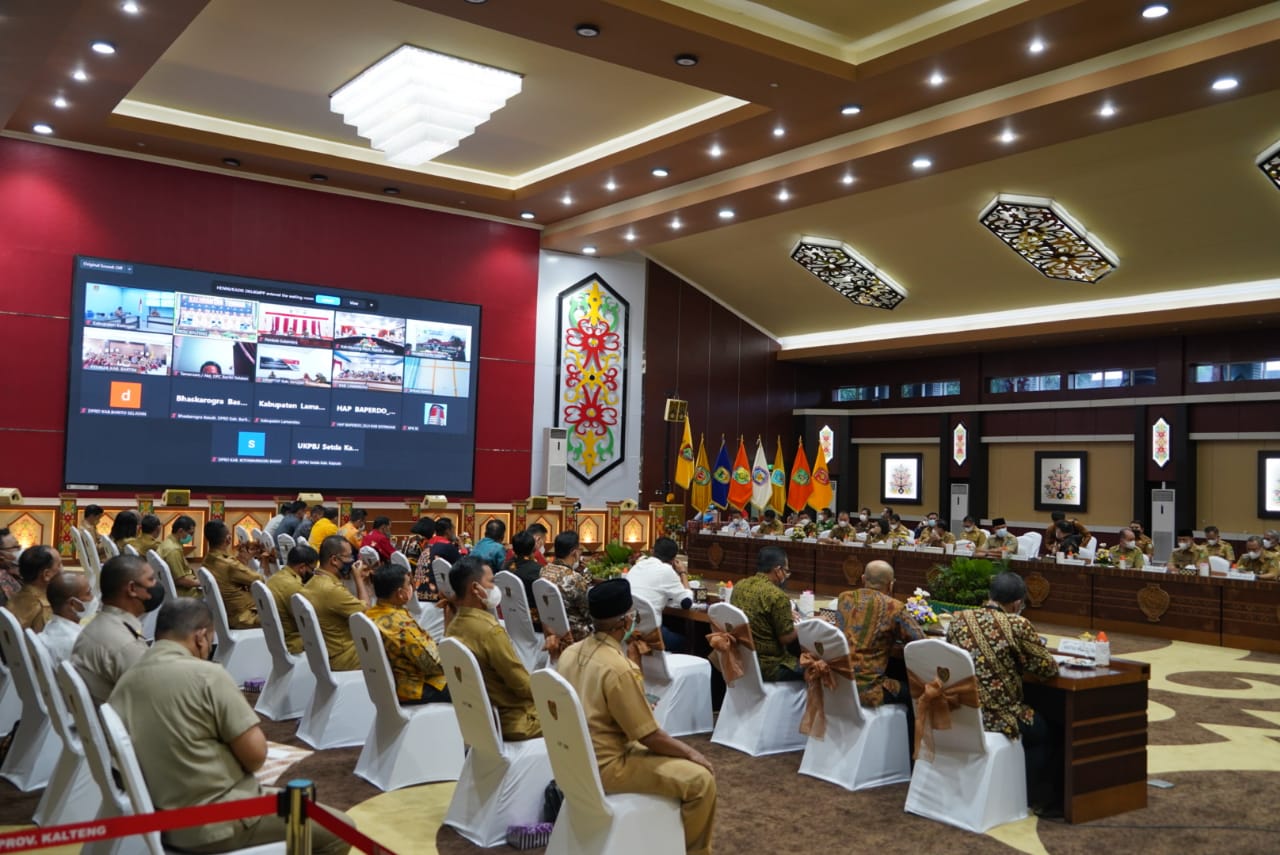 Rakor Pemberantasan Korupsi Terintegrasi se-Kalteng