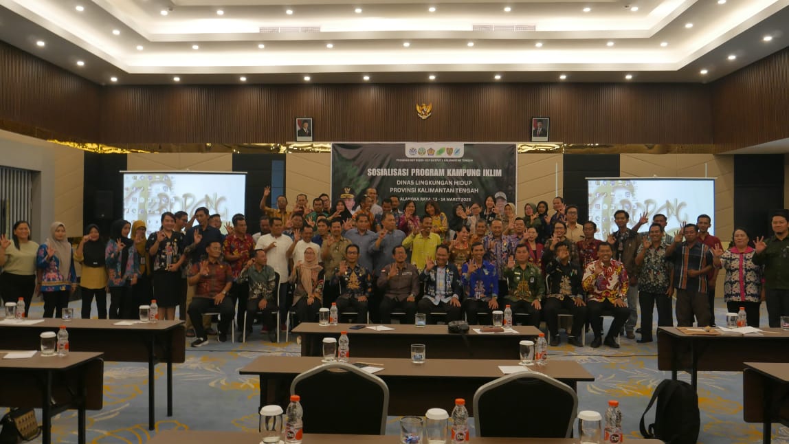 DLH Prov. Kalteng Gelar kegiatan Program Peningkatan Kapasitas Kampung Iklim