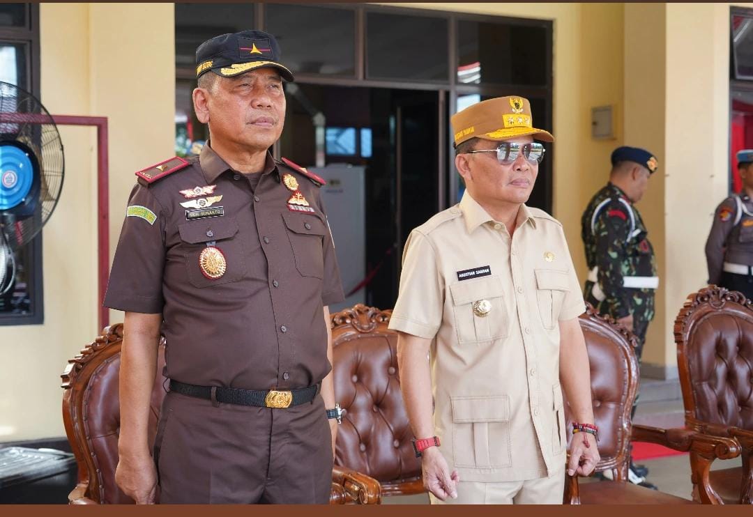 Gubernur Kalteng Agustiar Sabran Hadiri Upacara Serah Terima Jabatan Komandan Satuan Brimob Kepolisian Daerah Kalteng