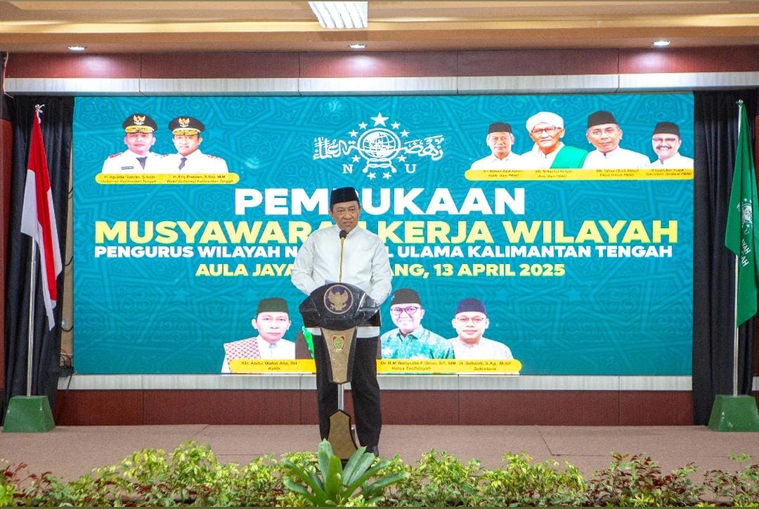 Wagub Kalteng Edy Pratowo Buka Musyawarah Kerja Wilayah PWNU Kalteng