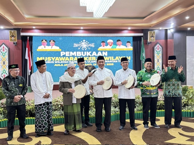 Wagub Kalteng Edy Pratowo Buka Musyawarah Kerja Wilayah PWNU Kalteng