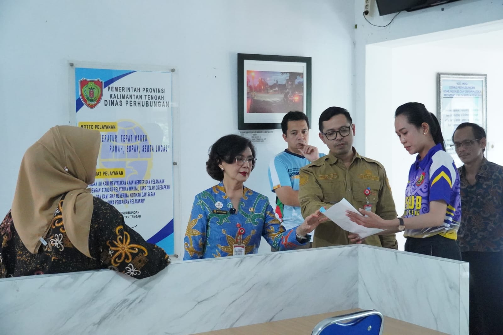 Pj. Sekda Kalteng, Linae Victoria Aden, Tinjau Disiplin ASN dan Efektivitas WFO-WFH di OPD