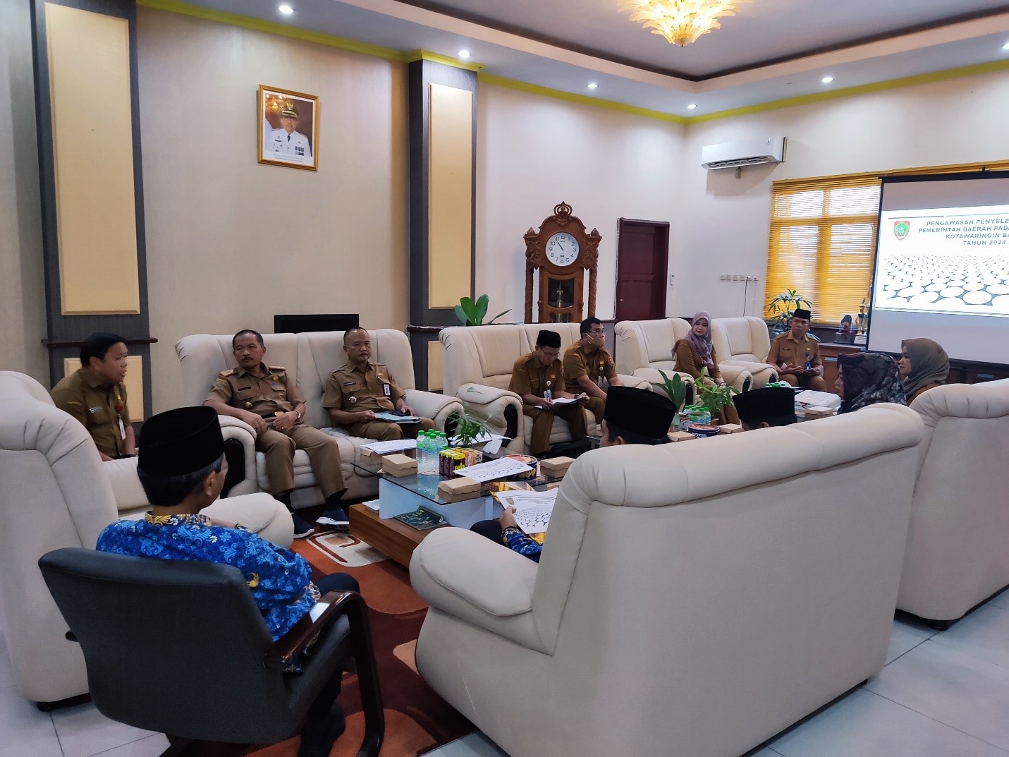 Inspektorat Daerah Prov. Kalteng Laksanakan Entry Meeting Pengawasan Penyelenggaraan Pemerintah Daerah Kabupaten Kotawaringin Barat