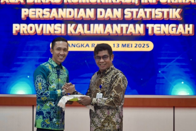 Diskominfosantik Prov. Kalteng Gelar Serah Terima Jabatan Kepala Dinas