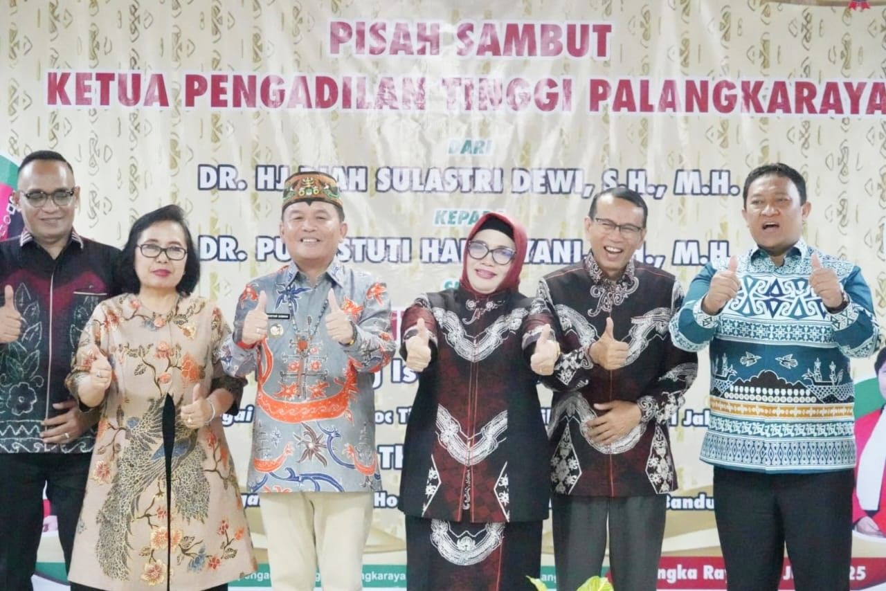 Gubernur Kalteng Agustiar Sabran dan Wagub Edy Pratowo Hadiri Pisah Sambut Ketua Pengadilan Tinggi Palangka Raya
