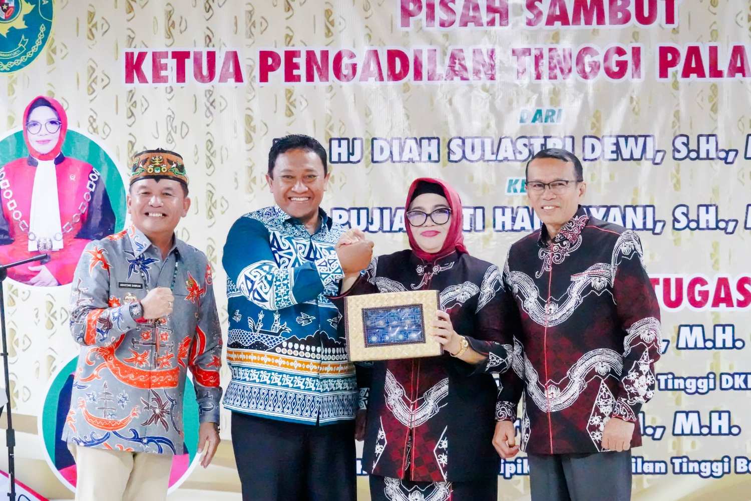 Gubernur Kalteng Agustiar Sabran dan Wagub Edy Pratowo Hadiri Pisah Sambut Ketua Pengadilan Tinggi Palangka Raya