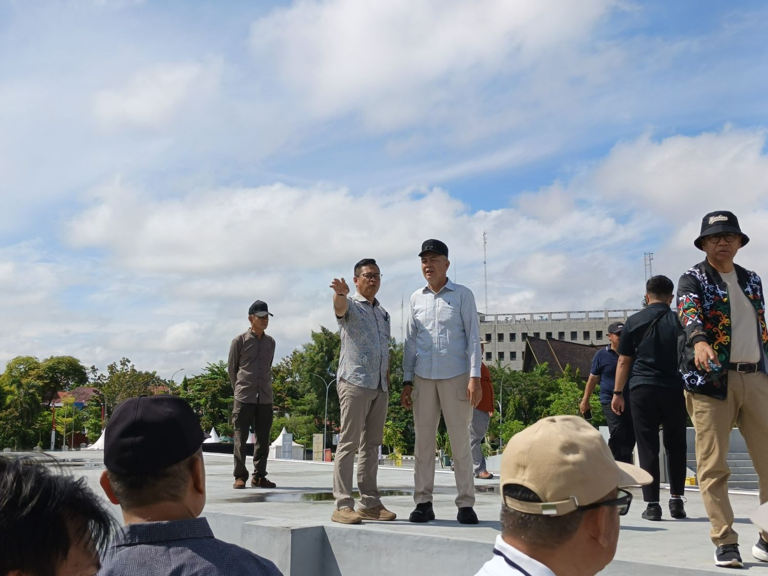 Gubernur Kalteng Agustiar Sabran Tinjau Persiapan Pelaksanaan Huma Betang Night