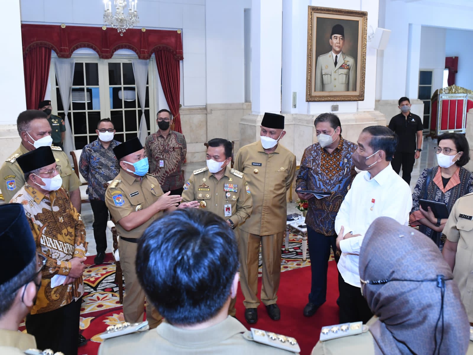 Gubernur Kalteng Sugianto Sabran Hadiri Langsung Pertemuan Presiden RI Joko Widodo Terkait Pengendalian Inflasi