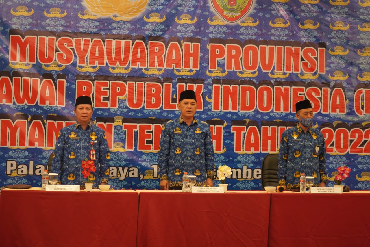 Pembukaan Musyawarah Provinsi Korpri Kalteng Tahun 2022