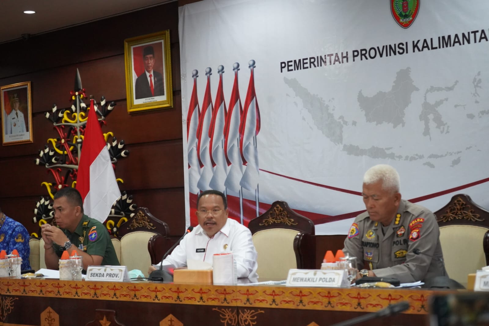 Sekda Prov. Kalteng Buka Rakor Satgas Pangan Hadapi Inflasi