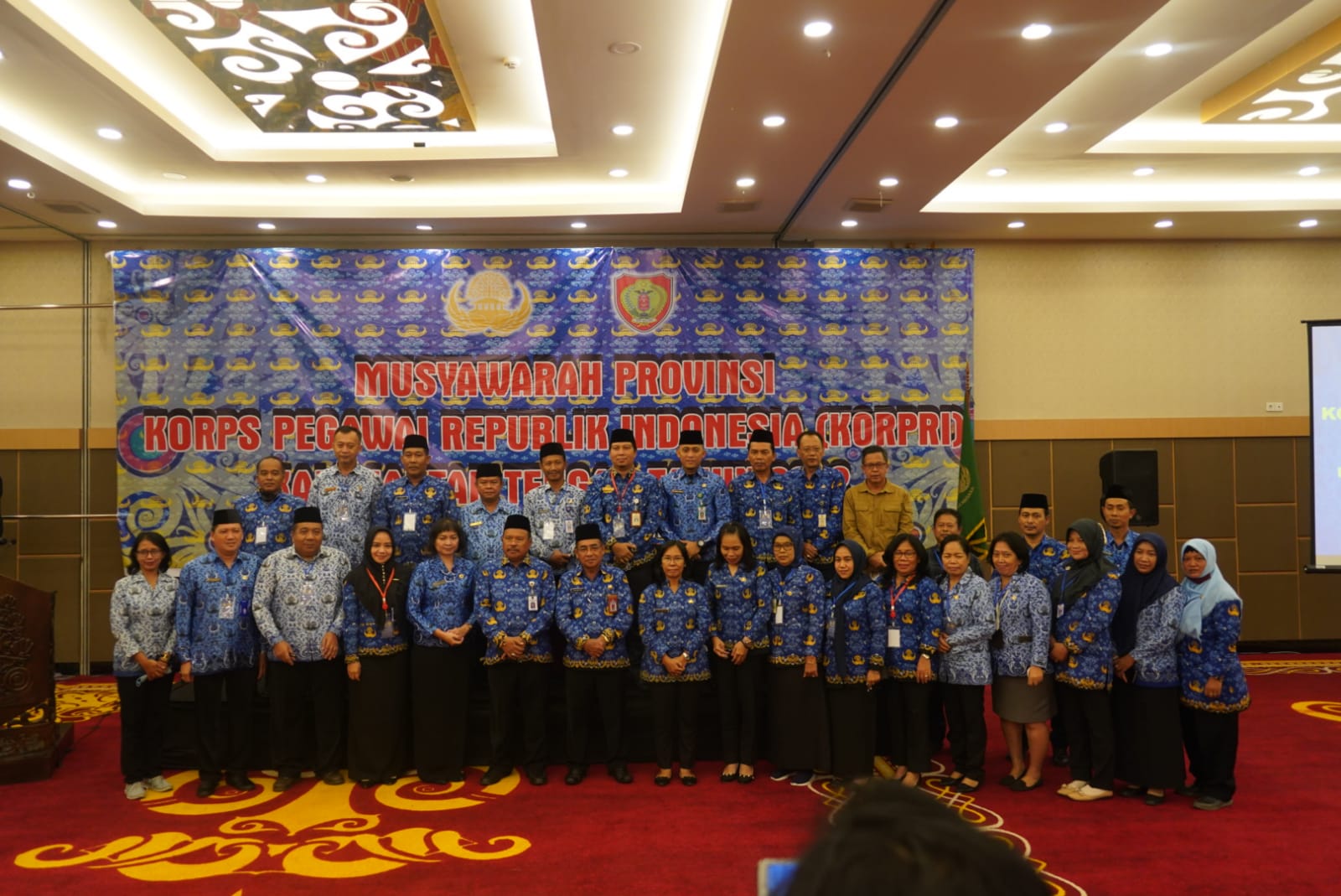 Sekda Prov. Kalteng Nuryakin Terpilih Sebagai Ketua Dewan Pengurus Korpri Kalteng Periode 2022-2027