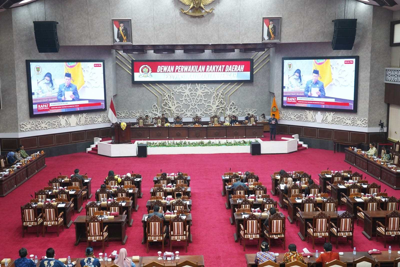Wagub Edy Pratowo Hadiri Rapat Paripurna Ke-3 Masa Persidangan I DPRD Kalteng