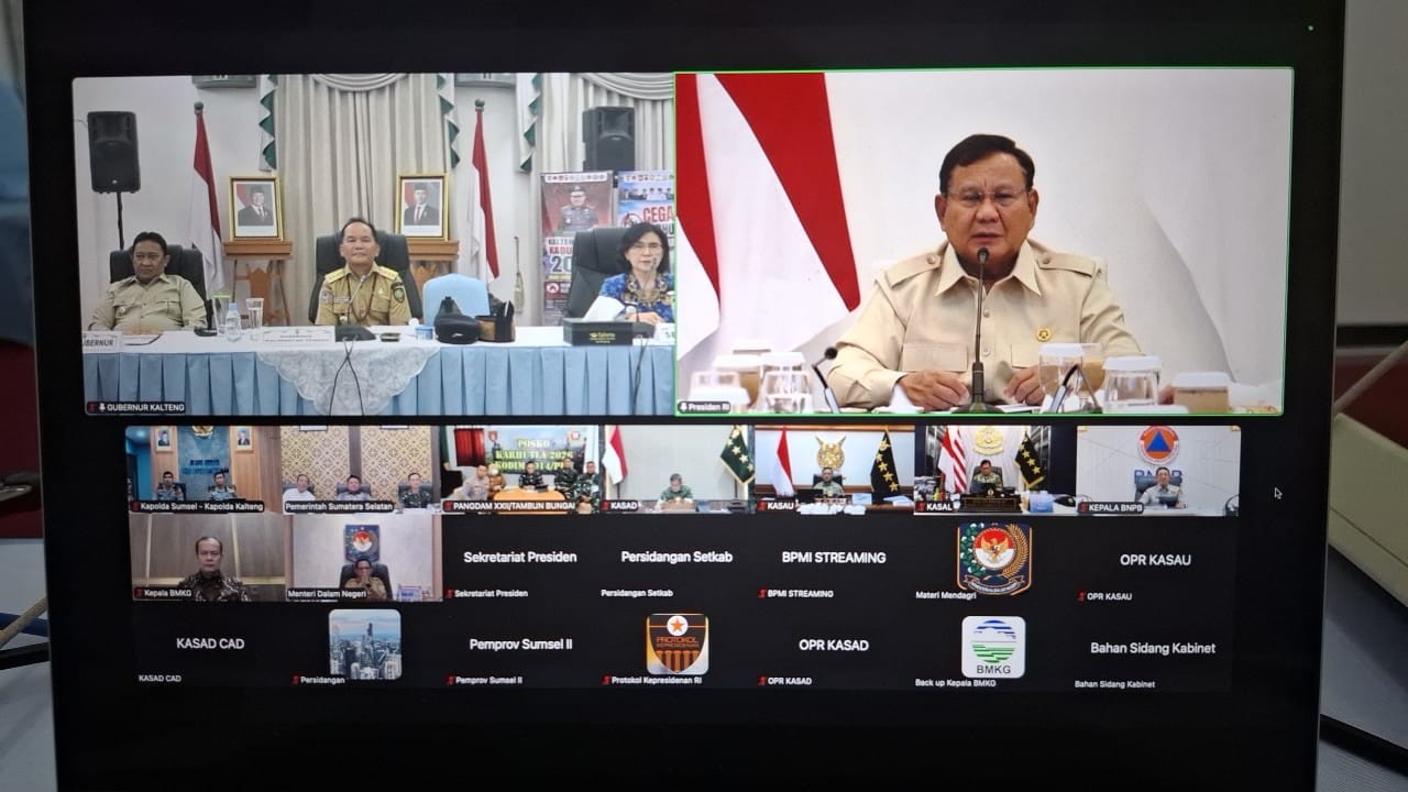 Presiden Prabowo Subianto Tekankan Pencegahan Karhutla Terpadu hingga Tingkat Desa
