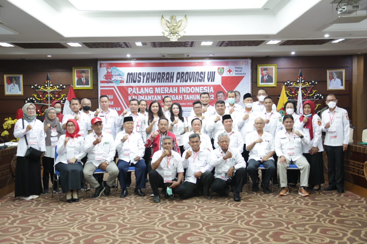Sekda Nuryakin Buka Musprov VII Palang Merah Indonesia Kalteng