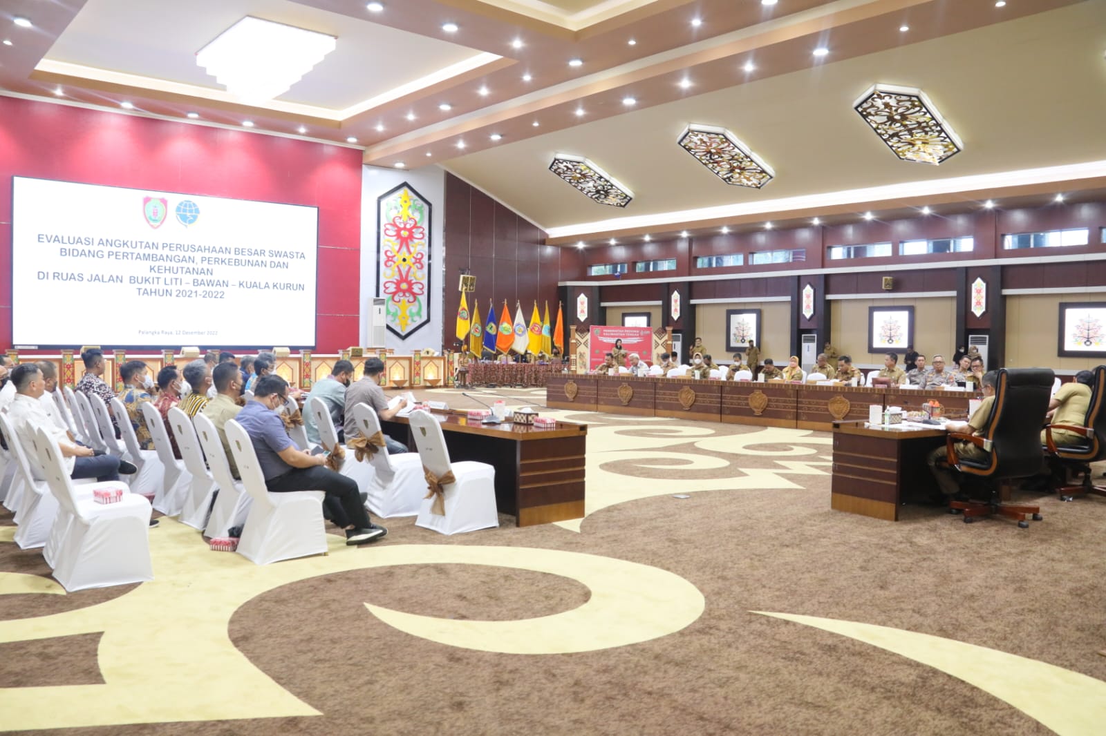 Wagub Kalteng Edy Pratowo Buka Rapat Evaluasi Angkutan Perusahaan Besar Swasta