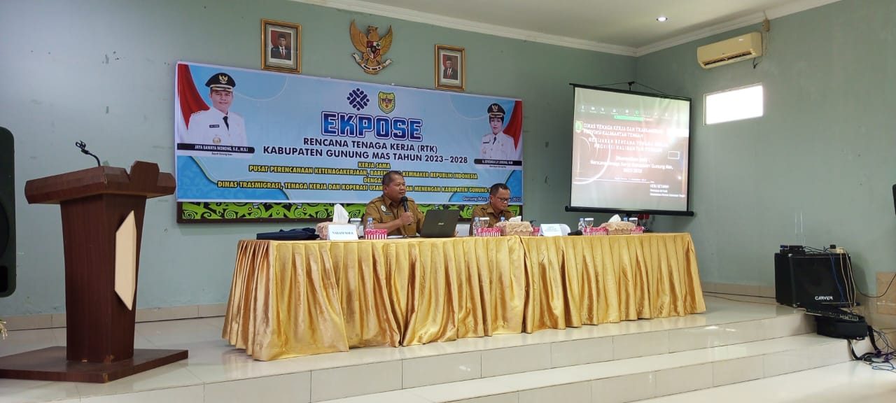 Disnakertrans Prov. Kalteng Hadiri Kegiatan Ekspose RTKD Kabupaten Gunung Mas