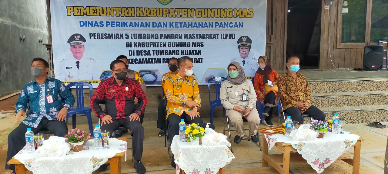 Lumbung Pangan Masyarakat Di Kabupaten Gunung Mas Diresmikan
